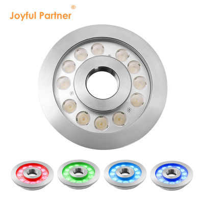 Lumière de fontaine à LED IP68 36W en acier inoxydable 3 en 1 RGB