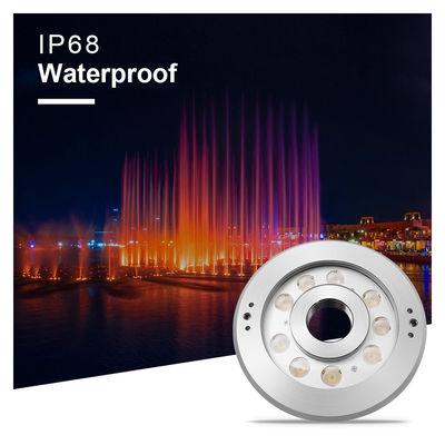 Lumière de fontaine LED submersible en acier inoxydable IP68 DC24V certifiée CE