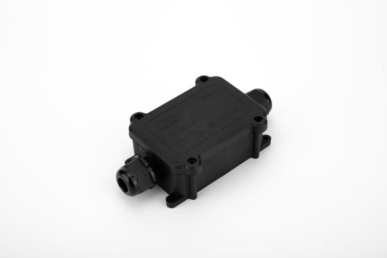 Connecteur rapide IP68 noir 24A 450VAC boîte de jonction étanche 2 broches