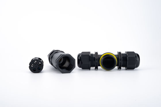 3 canaux 3 pôles IP68 connecteur de câble imperméable extérieur 3 broches connecteur de câble