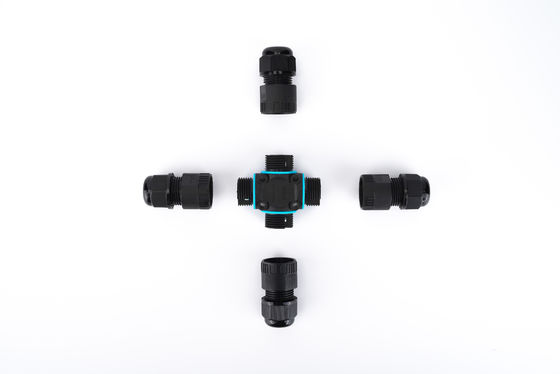 Connecteur rapide extérieur étanche IP68 4 voies pour câble électrique, facile à installer