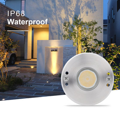 IP68 Lumières sous-marines LED en acier inoxydable 316 1W 2W Lentille asymétrique submersible