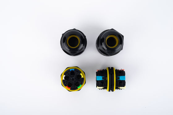 Connecteur de câble filaire 32A 250VAC IP68 Étanche Connecteur 2 voies 6-12mm DIA