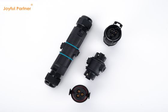 M19 3 broches électrique IP68 Connecteur rapide 2 voies connecteur de câble extérieur