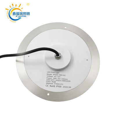 6w 10w 18w 25w Lumière sous-marine linéaire Lumière de piscine imperméable en acier inoxydable