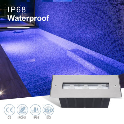 IP68 Lumière de piscine 3W 6W RGB Couleur unique sous-marine Lumière de lave-vaisselle linéaire