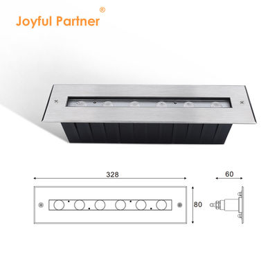 Nouveau rectangle faisceau asymétrique lumineux IP68 SS316L lumière sous-marine LED lumière submersible