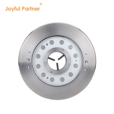 Lampe de fontaine sous-marine IP68 12W 24W 36W Blanc chaud en acier inoxydable RGB 316L