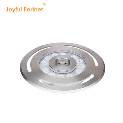 Lumière de fontaine sous-marine IP68 12W 24W 36W Blanc chaud bleu RGB 316L en acier inoxydable avec diamètre 285mm