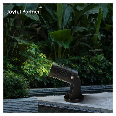 Éclairage extérieur Petit projecteur de jardin LED avec base de montage en spire ou en aluminium