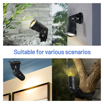 12V 24V IP65 Aluminium 6W 3000k Led Spike Garden Lumière extérieure de paysage Spot Lawn Light