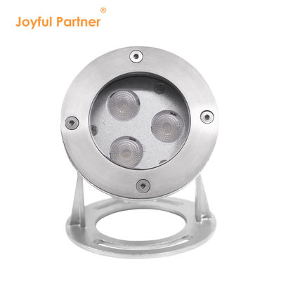Projecteurs LED subaquatiques 3x3W RGB 3en1 en acier inoxydable 316SS IP68 12V-24V basse tension pour application paysagère