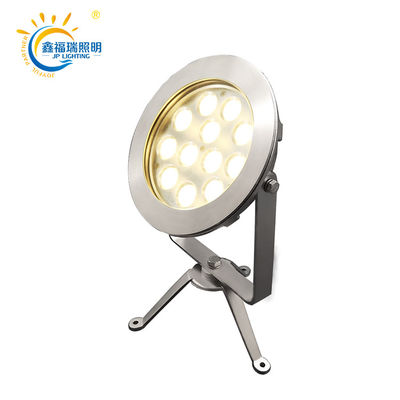OEM CE certification ROHS en acier inoxydable316 IP68 étanche 12x2W LED RGB éclairages d'étang