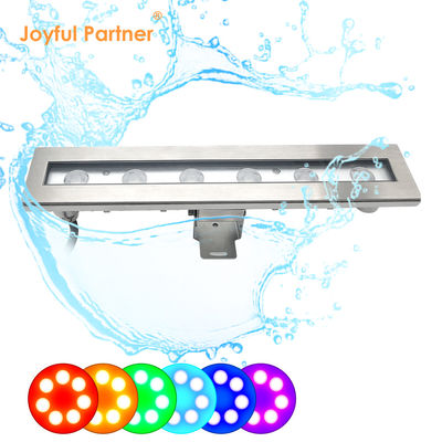 L'alimentation directe de l'usine IP 68 Voltage d'entrée 24VDC 6X1W LED Angle de faisceau monocouleur 8 degrés