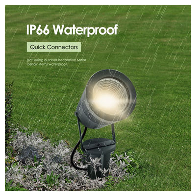 Éclairage extérieur blanc froid durable DC12v 24V pour patio avec câble électrique 4,9FT
