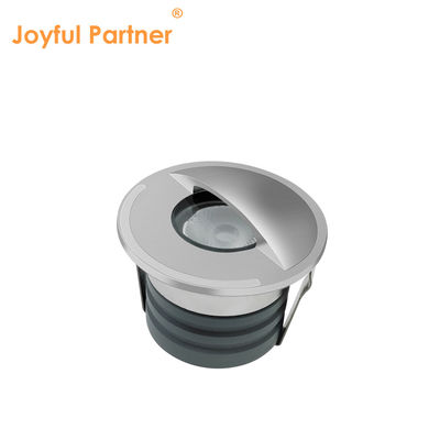 1W 2W DC 12/24V IP67 imperméable à l'eau couverture faciale en aluminium Résine remplie de lumière souterraine