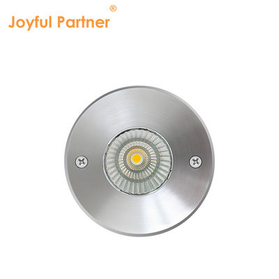 COB Lumières encastrées au sol 316SS 6W 12V-24V IP67 Couverture avant en acier inoxydable étanche