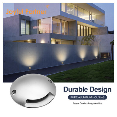 Meilleur Prix Anti-UV Anodisé Corps en Aluminium DC12V 1W 2W Couverture Blanche Éclairage d'Escalier Encastré