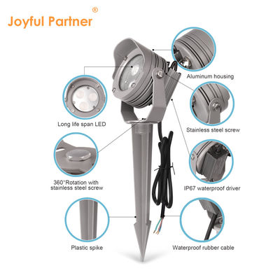 Lumière à point de pointe LED en plastique