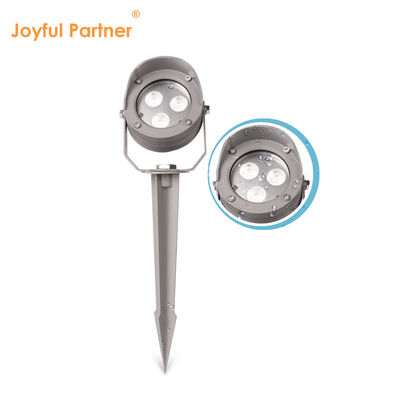 3W 6W RGB IP67 imperméable à l'eau DC12V 24V Réflecteur optique LED Plastic Spike Spot Light Pour les arbres de jardin