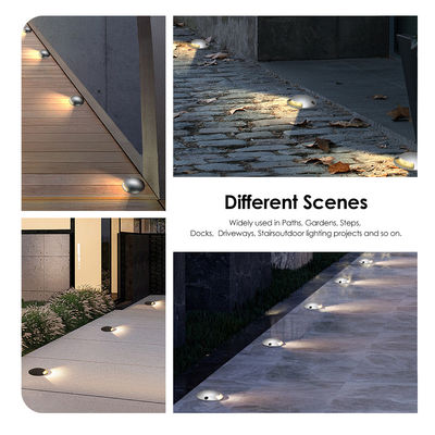 1W pas de couloir en retrait Ultra Thin DIA70mm DC 24V 3000k Blanc chaud Pour l'éclairage extérieur