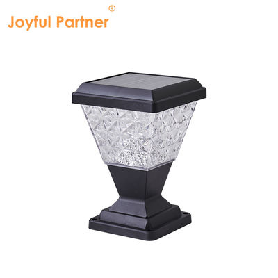 Éclairage de tête de colonne solaire extérieure IP65 étanche 2835 SMD LED 150lm/w Anti UV PC