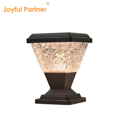 Éclairage de porte de jardin alimenté par l'énergie solaire 124 pièces SMD 2835 LED 150 Lm/W 5W Panneaux de ralentissement avec ombre de lampe PC