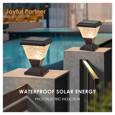 Éclairage de porte de jardin alimenté par l'énergie solaire 124 pièces SMD 2835 LED 150 Lm/W 5W Panneaux de ralentissement avec ombre de lampe PC