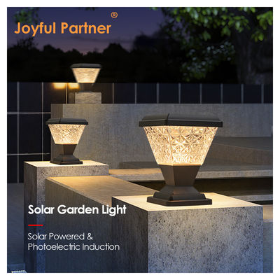 Éclairage de porte de jardin alimenté par l'énergie solaire 124 pièces SMD 2835 LED 150 Lm/W 5W Panneaux de ralentissement avec ombre de lampe PC