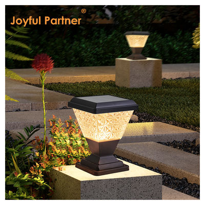 Éclairage de porte de jardin alimenté par l'énergie solaire 124 pièces SMD 2835 LED 150 Lm/W 5W Panneaux de ralentissement avec ombre de lampe PC
