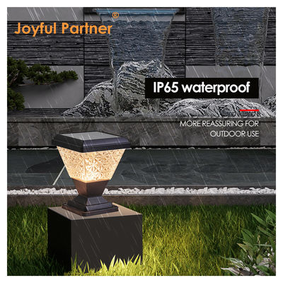 Éclairage de porte de jardin alimenté par l'énergie solaire 124 pièces SMD 2835 LED 150 Lm/W 5W Panneaux de ralentissement avec ombre de lampe PC