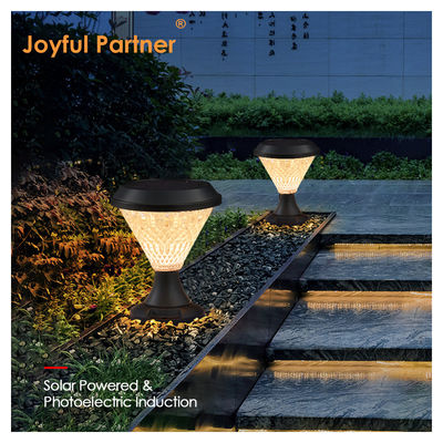 Éclairage extérieur solaire pour jardin Matériau ABS Epistar SMD DIA 245 mm IP65 APP contrôlé de style européen