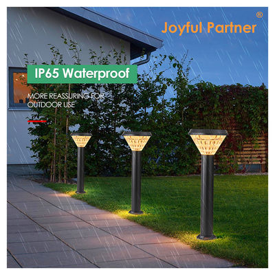 Éclairage solaire extérieur de jardin jusqu'à 12 heures de durée de vie Lentille en plastique Matériau en aluminium ABS Contrôle de la lumière avec Epistar SMD