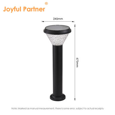 Lampe à colonne de pelouse 2 ans PC garantie du boîtier ABS IP65 imperméable à l'eau couleur RVB fonction AUTO-ON/OFF