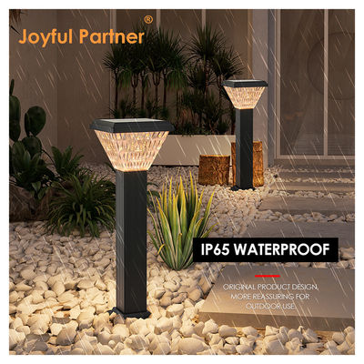 Lumière de jardin rechargeable 2835 SMD LED Epistar 185 mm avec panneaux de ralentissement polycristallins de 3,7 V