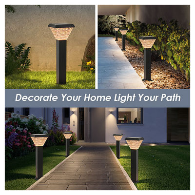 Lumières solaires extérieures IP65 imperméable à l'eau Epistar 2835 télécommande fraîche Blanc 2 ans de garantie pour le chemin de pointe dans le sol