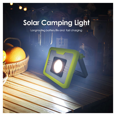 Portable LED Lumière solaire de camping 4W IP65 étanche SMD LED blanc froid rechargeable avec BT Pour la randonnée