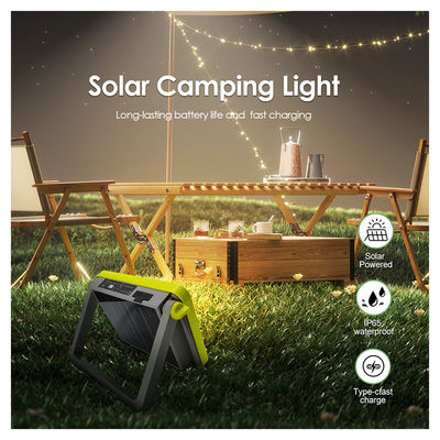 Lanterne de camping rechargeable super brillante SMD 5054 LED Port de charge de type C pour les urgences extérieures