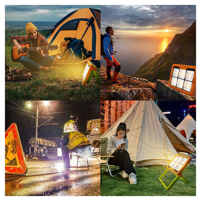 Lumières de camping solaire LED Ultra lumineux extérieur SMD LED IP65 télécommande Rechargeable Niveau d'éclairage pour les urgences électriques