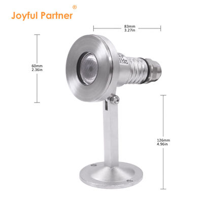 Projecteur LED subaquatique étanche IK07 1*2W LED DC24V DMX RGBW 6W pour fontaine