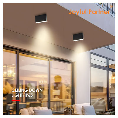 Lumières anti-éblouissement profondes Lumières de plafond IP65 Résistant à l'eau Aluminium Housing Up Down Wall Light Surface montée Lampade murale décorative