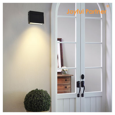 Éclairage vers le haut et vers le bas LED moderne monté sur le mur Jardin Jardin 10W Noir Blanc Couleur du logement imperméable IP65