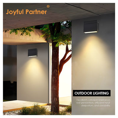 Éclairage vers le haut et vers le bas LED moderne monté sur le mur Jardin Jardin 10W Noir Blanc Couleur du logement imperméable IP65