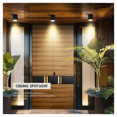 Lumière de paroi LED en alliage d'aluminium extrudé moderne 12w Cree Cob LED avec de bonnes performances de sécurité