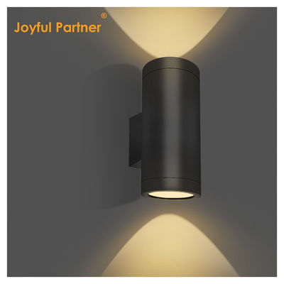 Lampes murales à double tête étanches circulaires émettant de la lumière vers le haut et vers le bas
