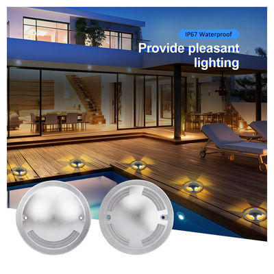 Vente spéciale à chaud IP67 imperméable à l'eau ultra-mince taille recouverte émetteur latéral de sol anti-éblouissement lumière LED souterraine