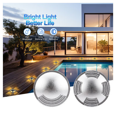 2W IP67 LED Lumières extérieures ultra minces de diamètre 55 mm SMD LED Walkover avec boîtier en aluminium