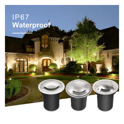 Lumière de paysage à l'intérieur de la maison Cree COB LED 3000k One Two Four Side View Driveway Light SS316 Couverture avant IP67