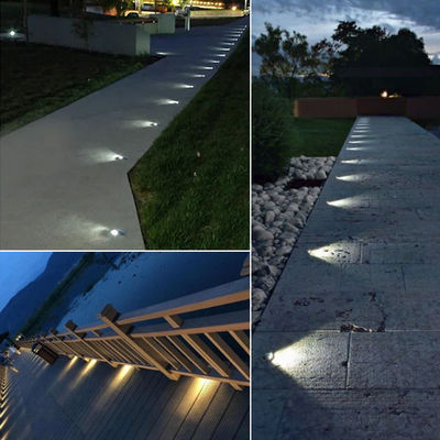 Ultra-mince IP67 étanche à l'eau en retrait 2W LED extérieur éclairage souterrain SS316 Couverture pour chemin de jardin