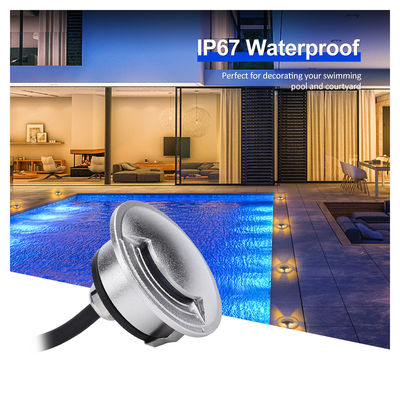 Ultra-mince IP67 étanche à l'eau en retrait 2W LED extérieur éclairage souterrain SS316 Couverture pour chemin de jardin
